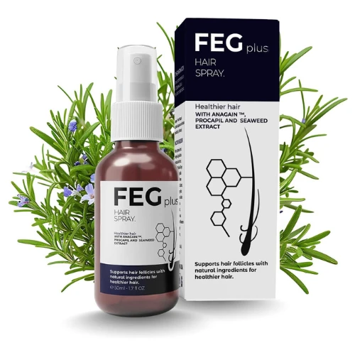 FEGPLUS Rosemary Beard & Hair Growth Serum (50ml), Rosemary Extract Serum Hair S