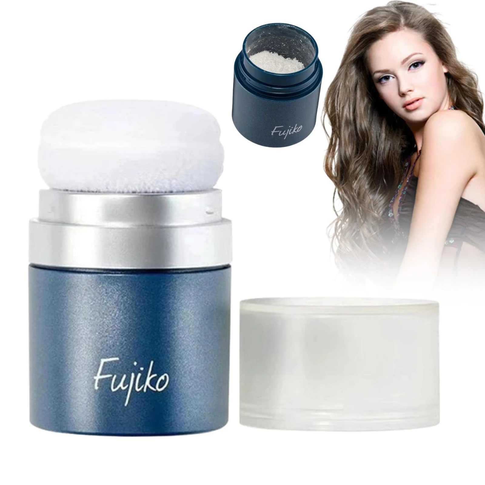 Fujiko Japan Ponpon Powder, Wash Free Hair Power, Get Refreshed No Greasy Hair A