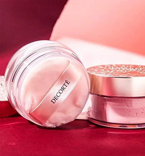 AQMW COSME Decorte Face Powder, Loose Transparent Setting Tone Up Powder Loose P
