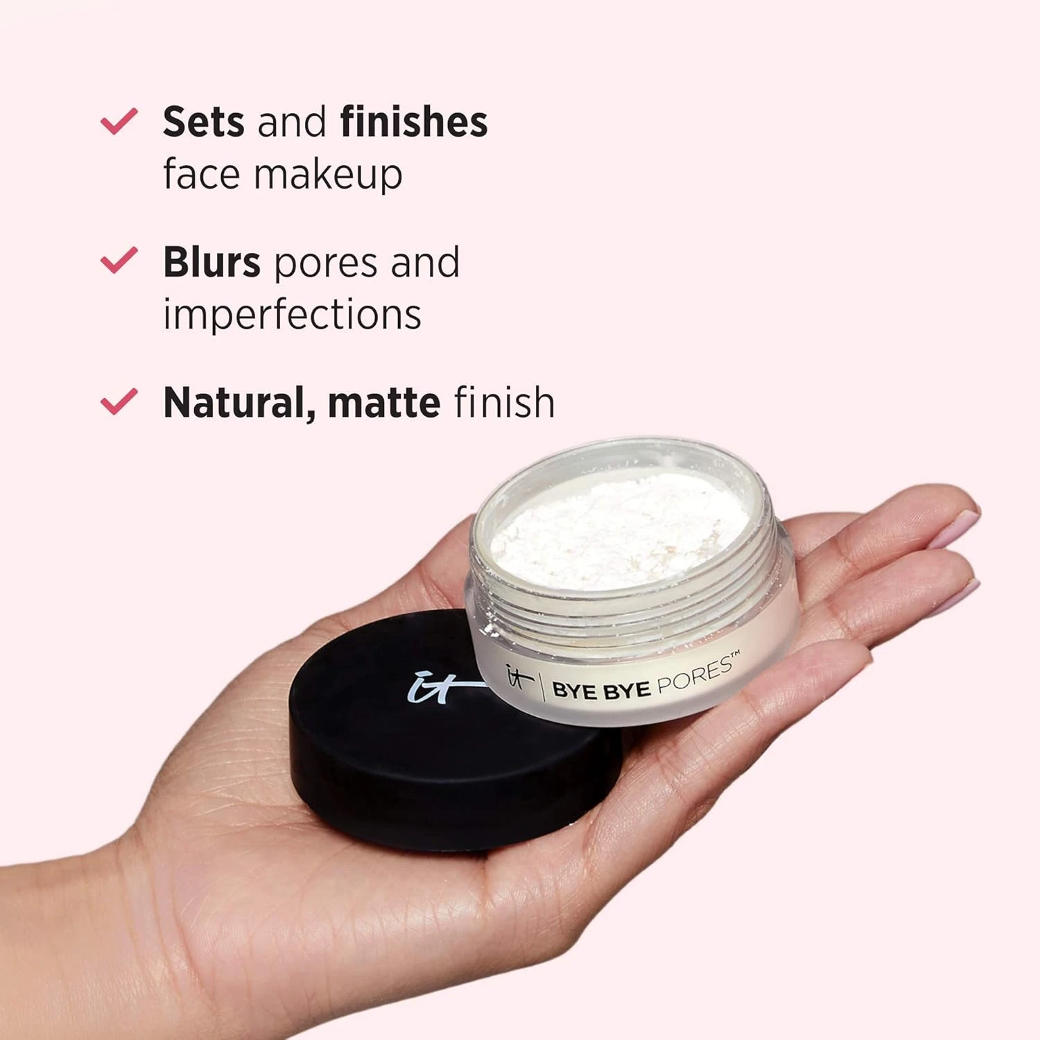 It Cosmetics Bye Bye Pores - Poreless Finish Airbrush Powder - Universal Translu
