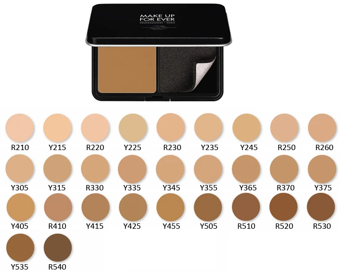 Make Up For Ever Y375 Matte Velvet Skin Blurring Powder Foundation 11G