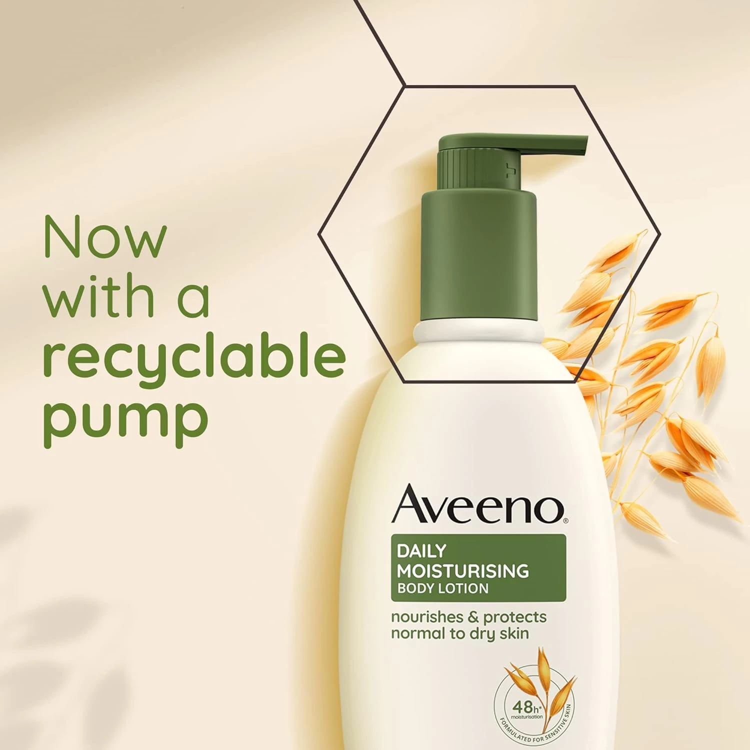 Aveeno Daily Moisturising Body Lotion, With Soothing Oats & Rich Emollients, Sui