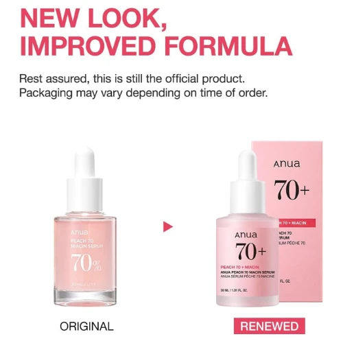 ANUA Peach 70% Niacinamide Serum brightening hydrating face serum hyperpigmentat
