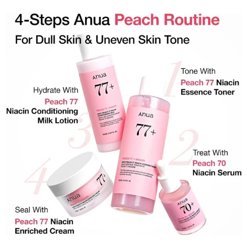 ANUA Peach 70% Niacinamide Serum brightening hydrating face serum hyperpigmentat