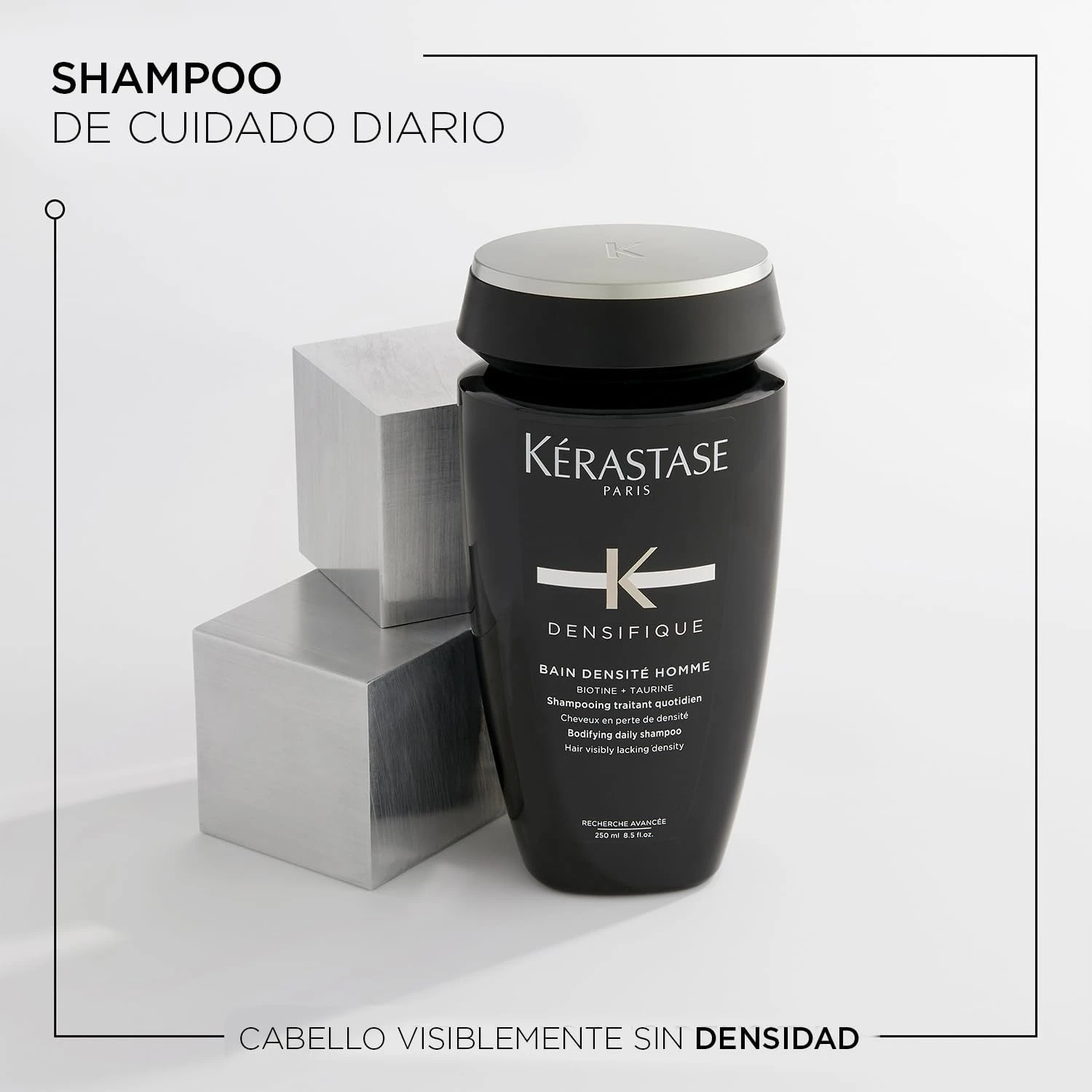 Kérastase Densifique Homme, Thickening & Volumising Shampoo, For Fine Hair, With