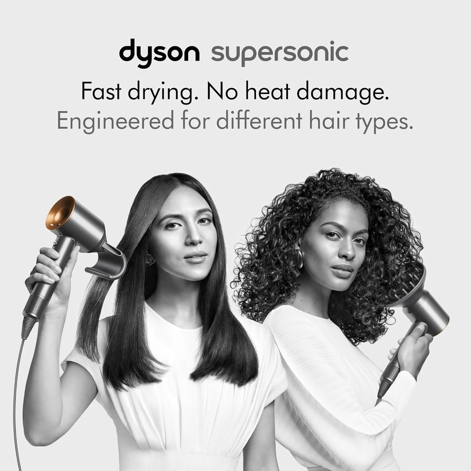 Dyson Supersonic™ Hair Dryer (Nickel/Copper) – Fast Drying with Intelligent Heat