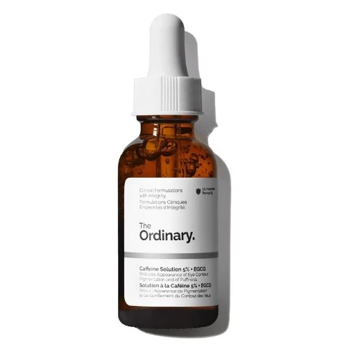 The Ordinary Caffeine Solution 5% + EGCG Serum – 30ml for Dark Circles & Puffine
