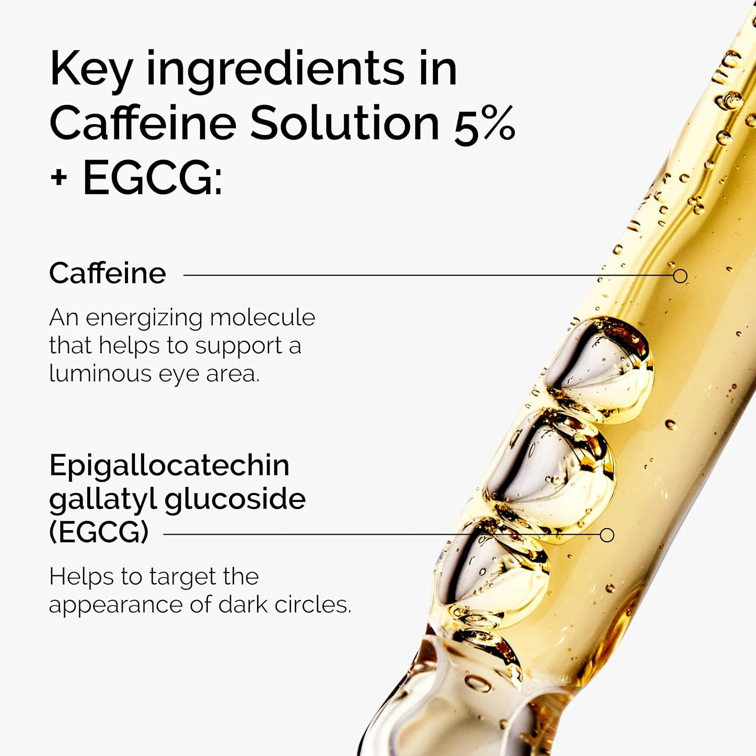 The Ordinary Caffeine Solution 5% + EGCG Serum – 30ml for Dark Circles & Puffine