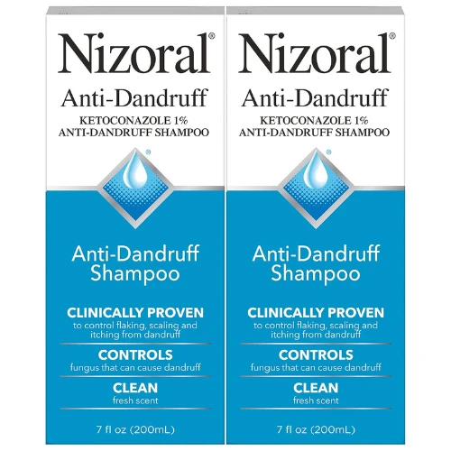 Nizoral AntiDandruff Shampoo, 7-Ounce Bottle 2 Pack