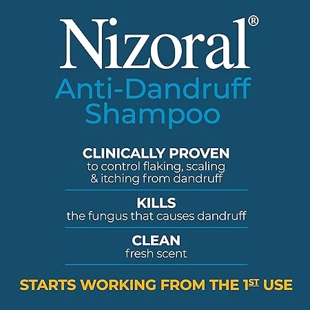 Nizoral AntiDandruff Shampoo, 7-Ounce Bottle 2 Pack