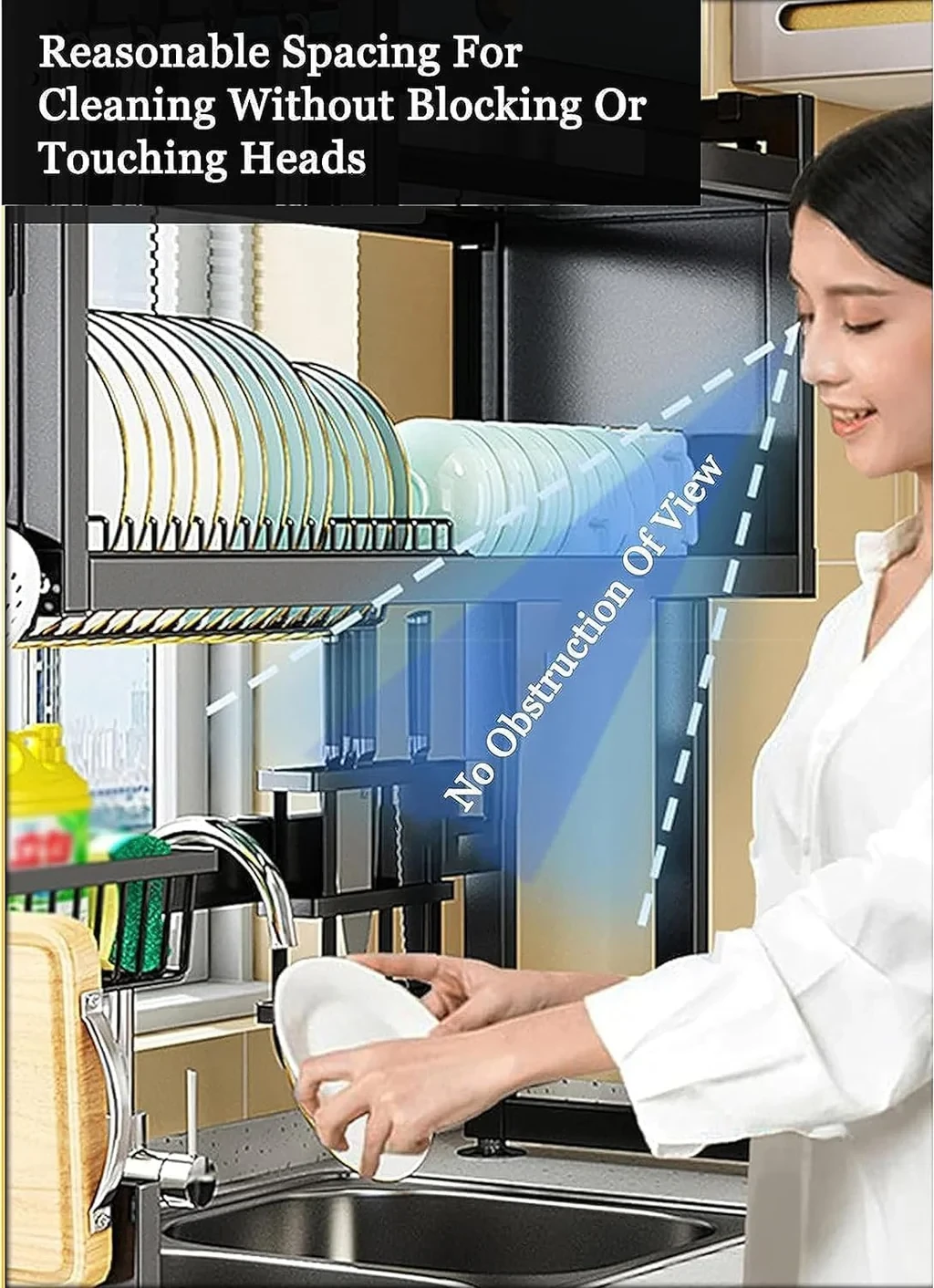 Heavy Duty Over The Sink Dish Drying Stand