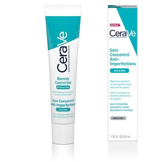 CeraVe Blemish Control Gel Facial Moisturiser For Acne & Blemishes with Glycolic