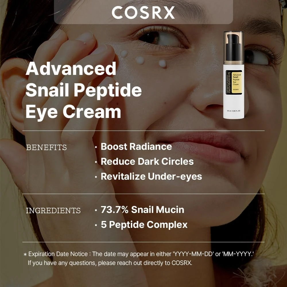 Cosrx Advanced Snail Peptide Eye Cream 25 Ml