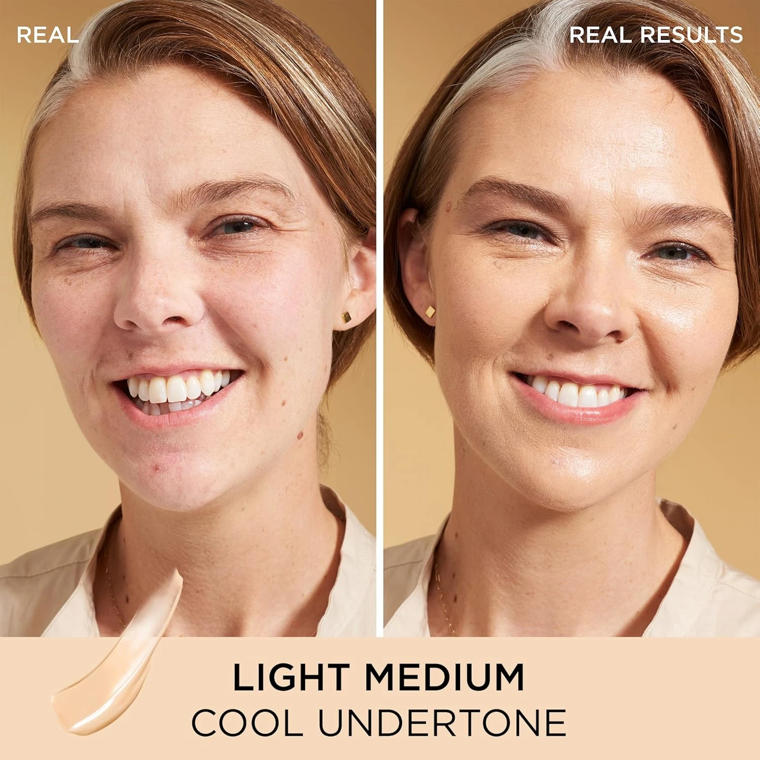 IT Cosmetics CC+ Nude Glow (Light Medium) - Lightweight Foundation & Brightening