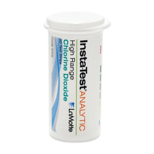 LaMotte Insta-Test 3002 Chlorine Dioxide Single Factor Test Strip, 0-500ppm Rang