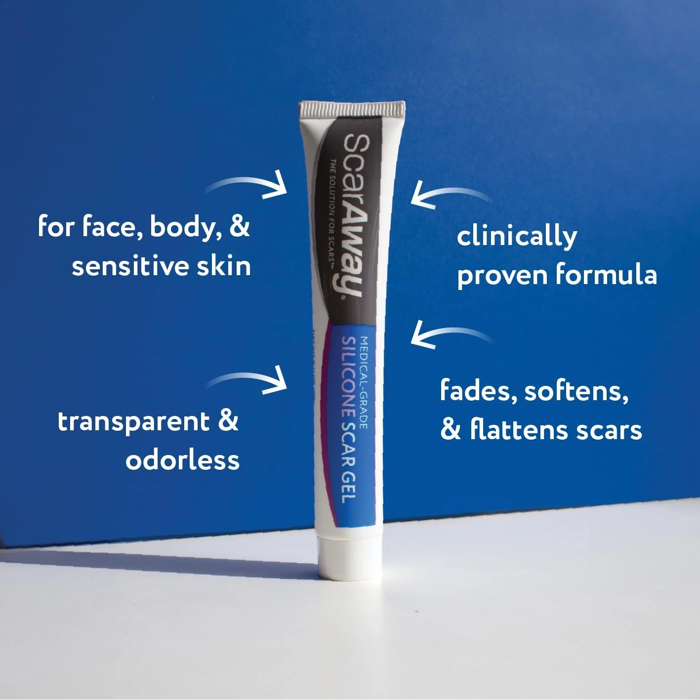 ScarAway Silicone Scar Gel, Helps Improve Size, Color & Texture of Hypertrophic 