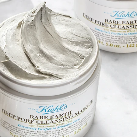 Kiehl's Rare Earth Deep Pore Cleansing Mask, Pore-Minimizing Face Mask