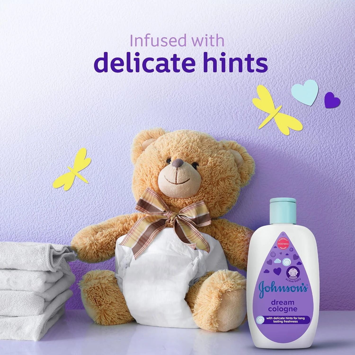 Johnson's Baby Cologne, Dream, 100ml, Gentle & Refreshing Scent for Delicate Ski