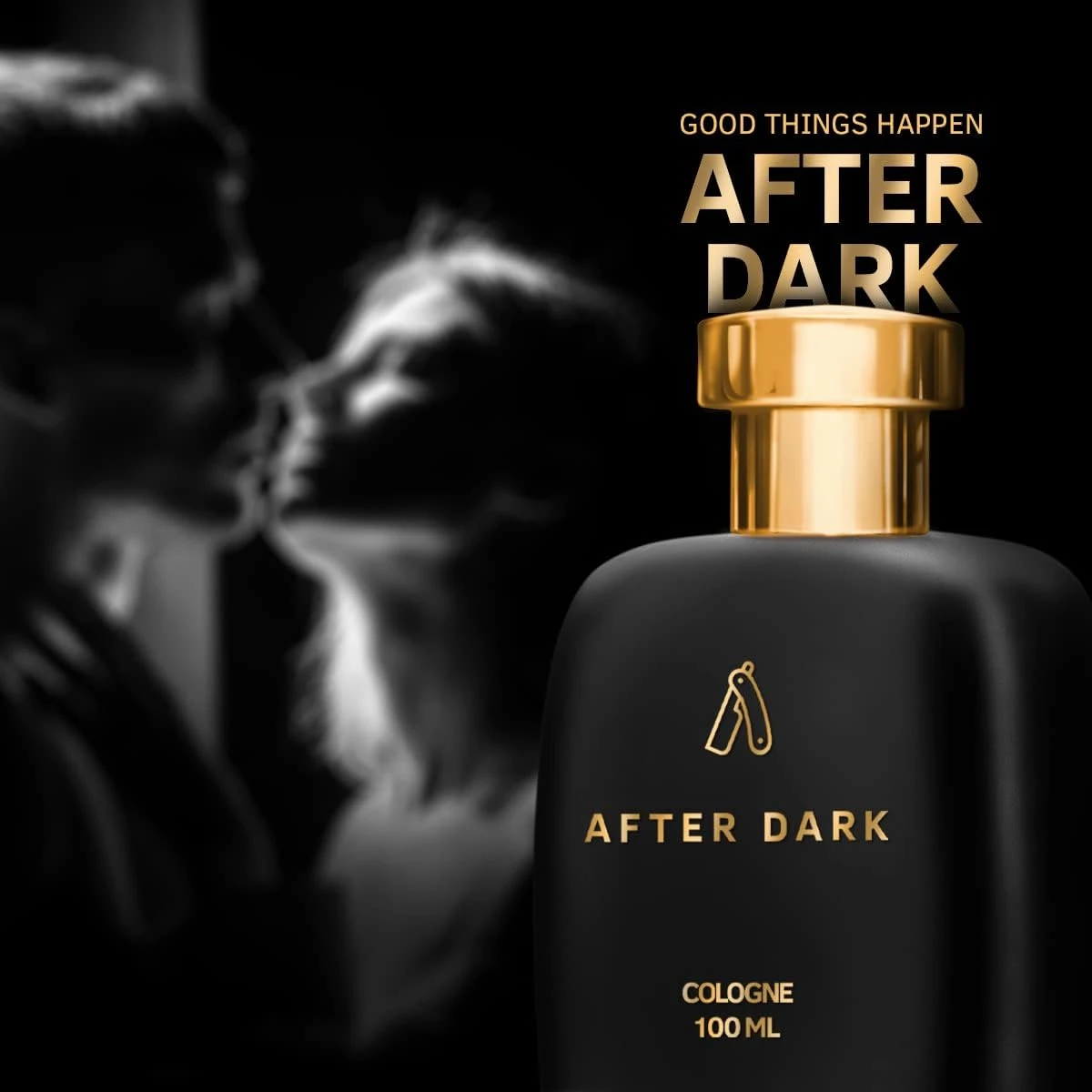 Ustraa After Dark Cologne - 100ml - Perfume for Men Rich with Saffron, Oudh and 