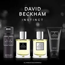 David Beckham Instinct Deodorant Body Spray for Men, Fougère Citrus Perfume, Cap