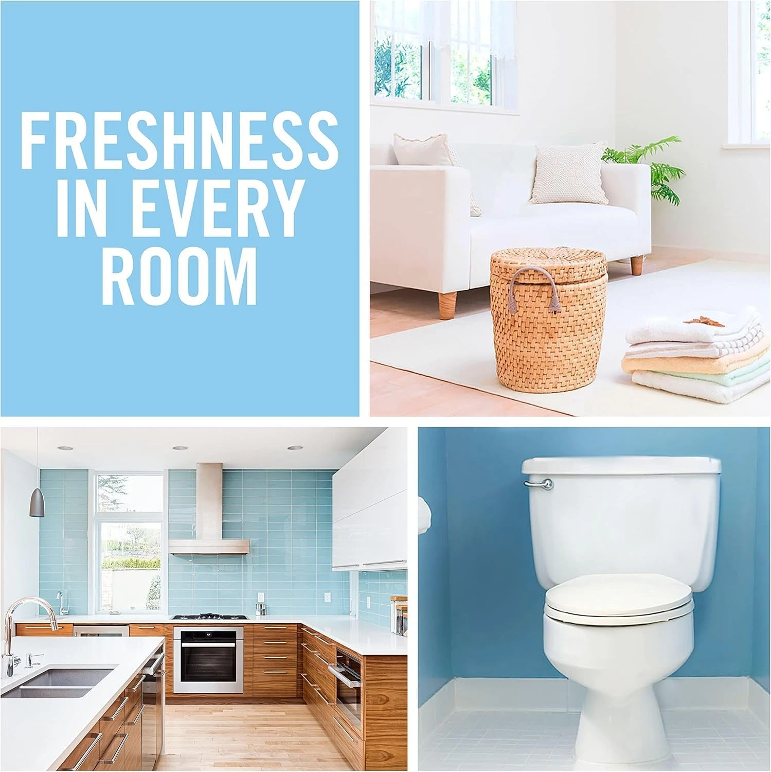 Febreze Air Freshener Room & Bathroom Spray – Blossom and Breeze Scent, 185ml