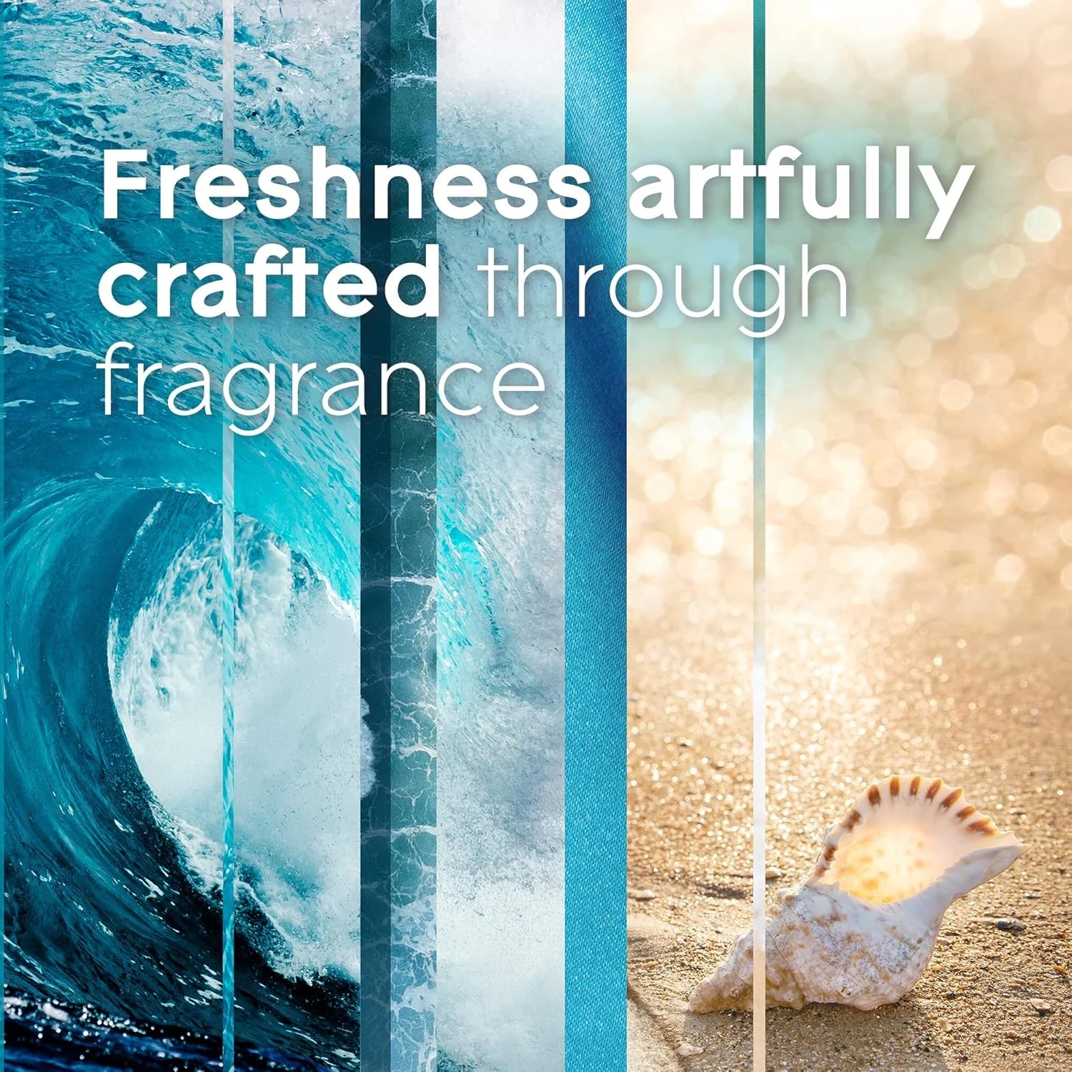 Glade Aerosol Ocean Escape Air Freshener, Refresh Every Room In Your Home, 300ml