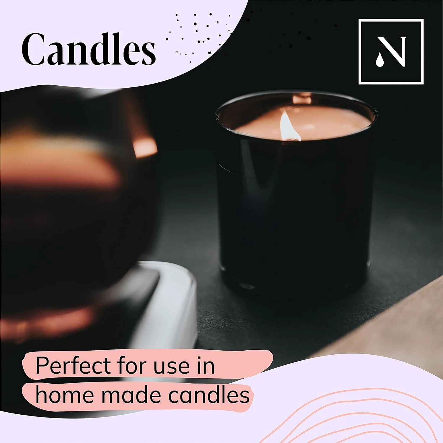 Nikura Amber Fragrance Oil - 10ml | Perfect for Soap Making, Candle Making, Wax 