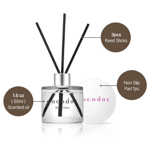 Cocod'or [/Pure Cotton] Reed Diffusers Oil, 50ml, Best for Home, Room Fragrance,