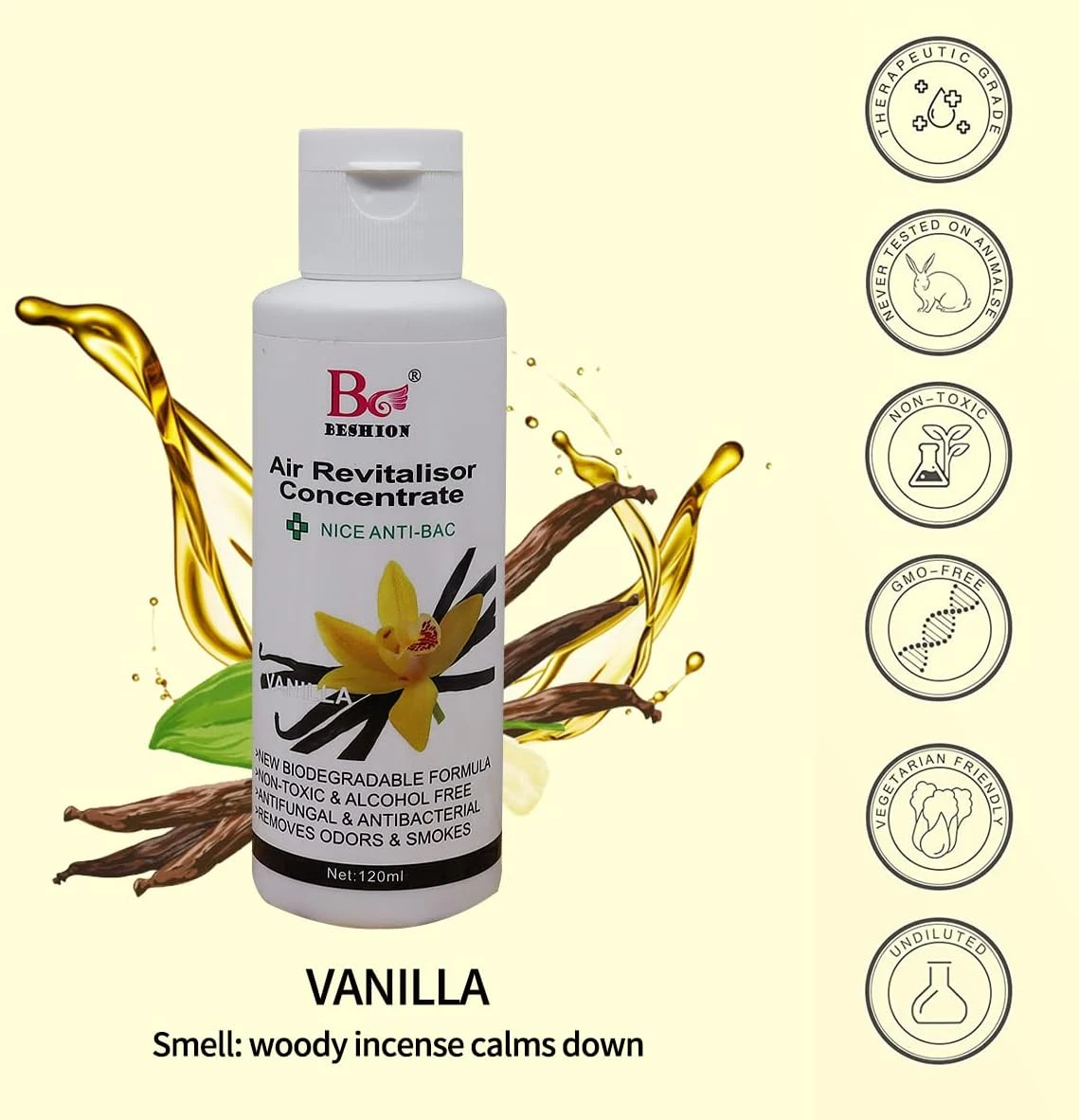 Padom 120ml essential oil, Pure and Natural Essential Oils for humidifier, air f