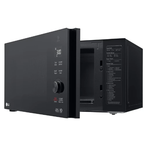 LG MH8265DIS Smart Inverter Microwave With Grill - 1200 Watt, 42 Liters, Black-(