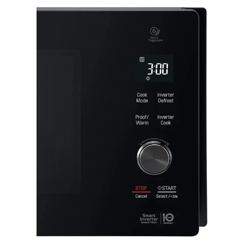 LG MH8265DIS Smart Inverter Microwave With Grill - 1200 Watt, 42 Liters, Black-(