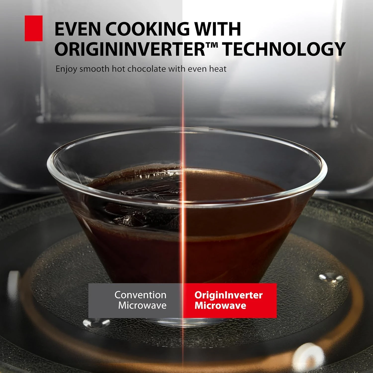 TOSHIBA 45L Microwave Oven 1000W,10 Power Levels Output, 55.5dB* Quiet Operation