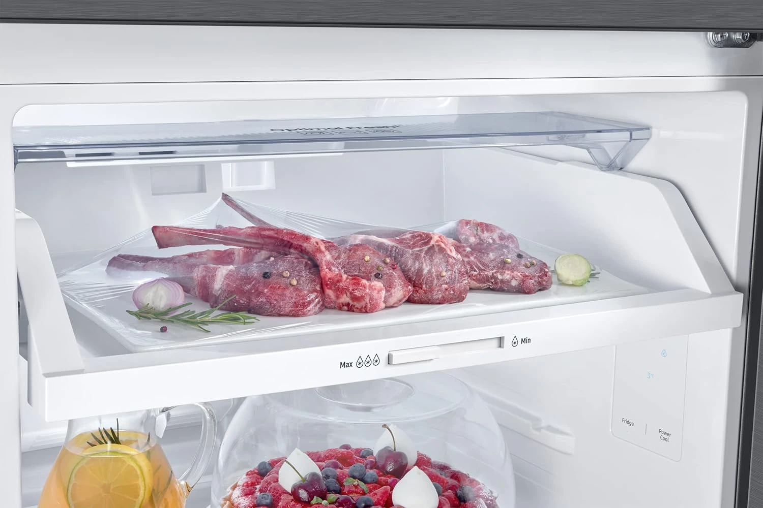 Samsung 345 Liters, Top Mount Freezer, RT35CG5404S9AE, Refined Inox, SpaceMax Te