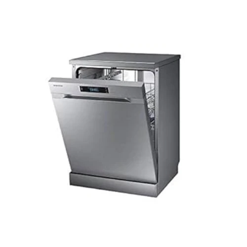 Samsung 6 Programmes 13 Place Settings Free Standing Dishwasher, Silver - Dw60M6