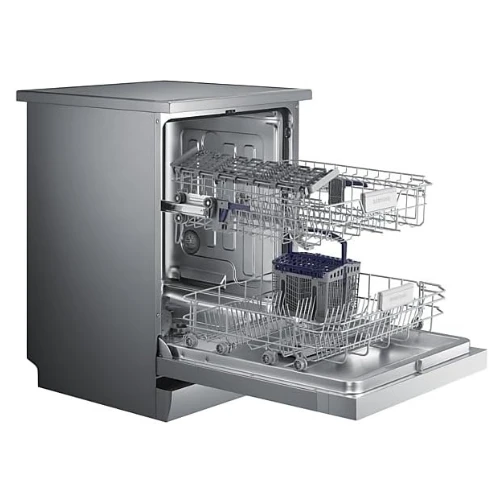 Samsung 6 Programmes 13 Place Settings Free Standing Dishwasher, Silver - Dw60M6