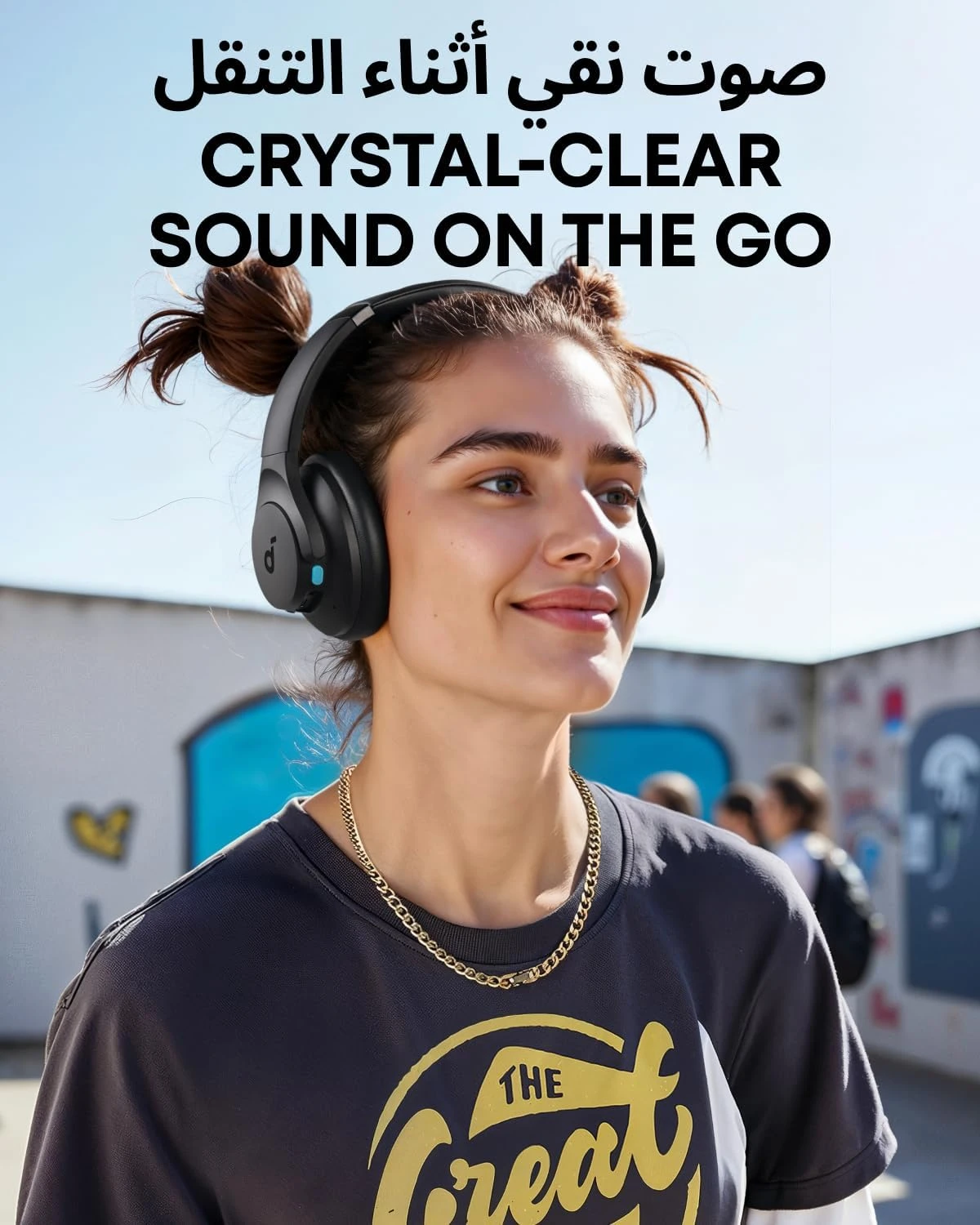 Soundcore Q11i Wireless Over-Ear Bluetooth Headphones by Anker, Deep Bass, 60H P