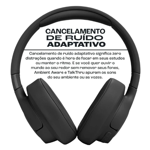 JBL Tune 770NC Adaptive Noise Cancelling Wireless Over-Ear Headphones, Pure Bass