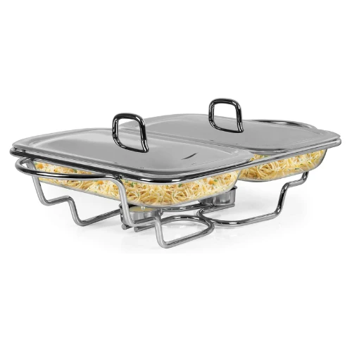 Galashield Chafing Dish Buffet Set Warming Tray with Lids Stainless Steel with 2