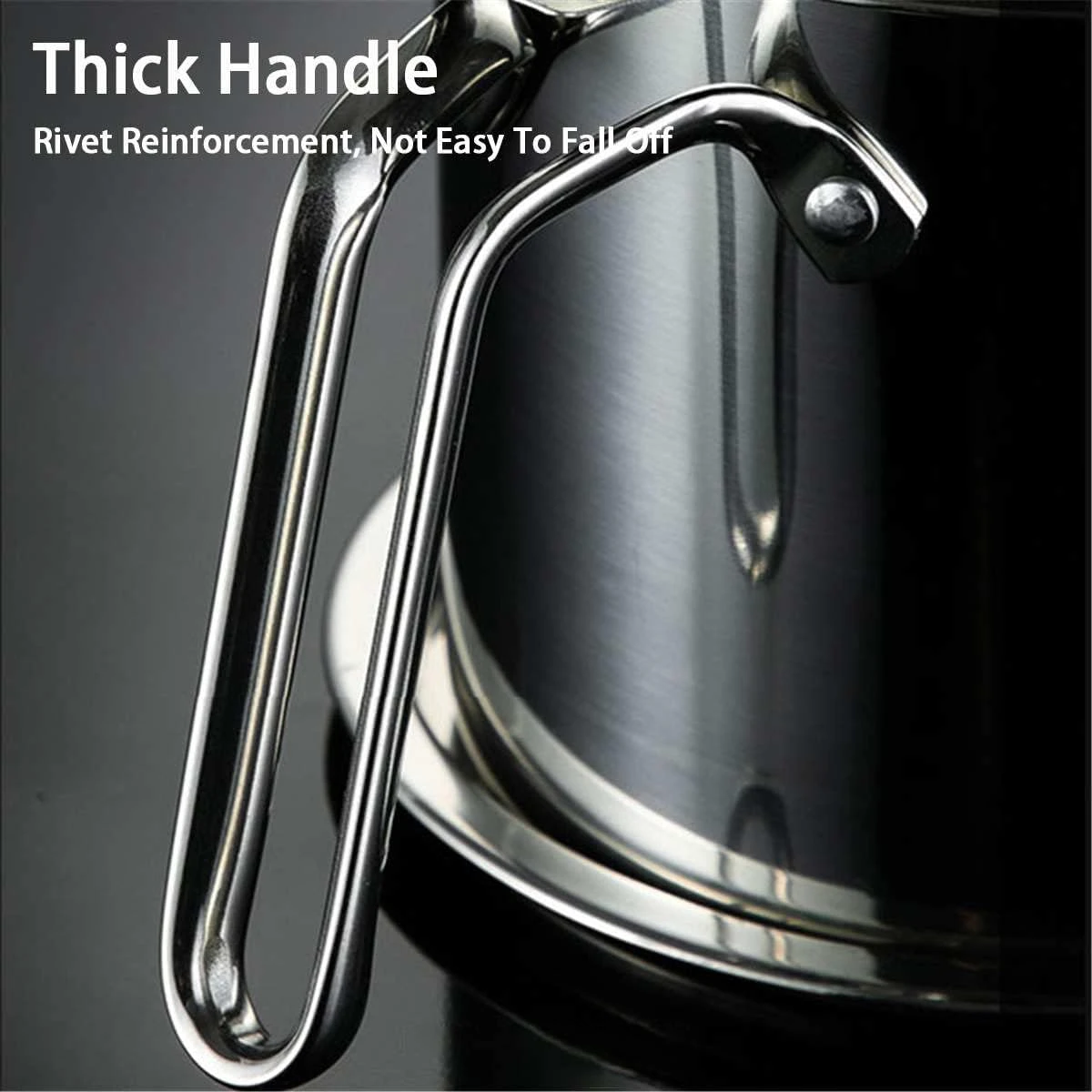 U-HOOME Stainless Steel Oil Filter Pot Oil Strainer, 1.8L Oil Storage Container