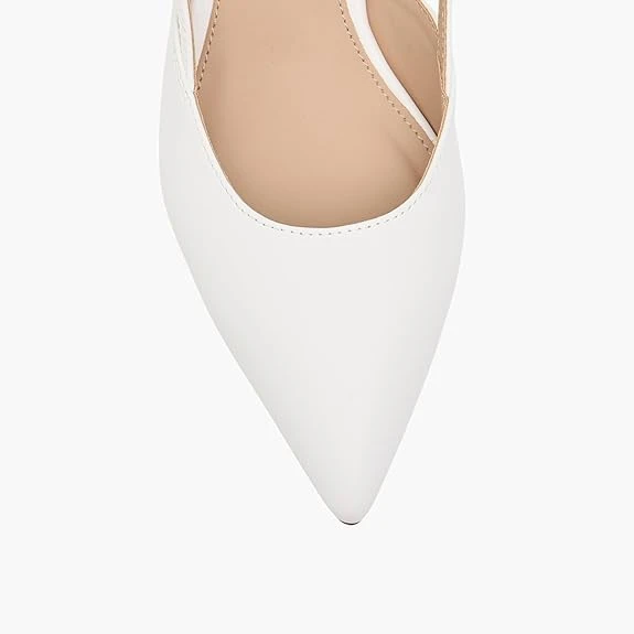 Flora Bella by Shoexpress Women Solid Slingback Slip-On Shoes with Stiletto Heel