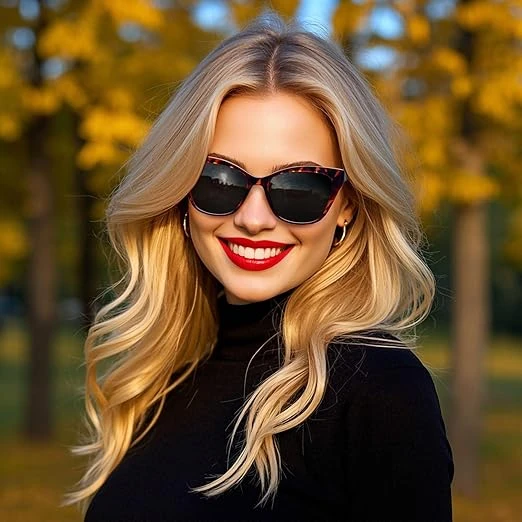 Joopin Acetate Cat Eye Sunglasses for Women, 2025 Trendy Designer Cateye Ladies 