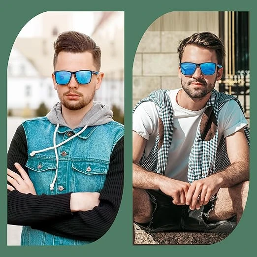 Gimdumasa Polarised Sunglasses Mens - Square Sun Glasses UV400 Protection Classi