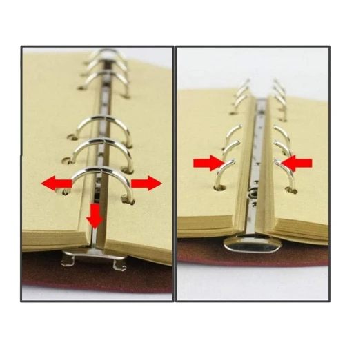 Pu leather cover notebook to write diary, spiral blank string daily notepad, lin