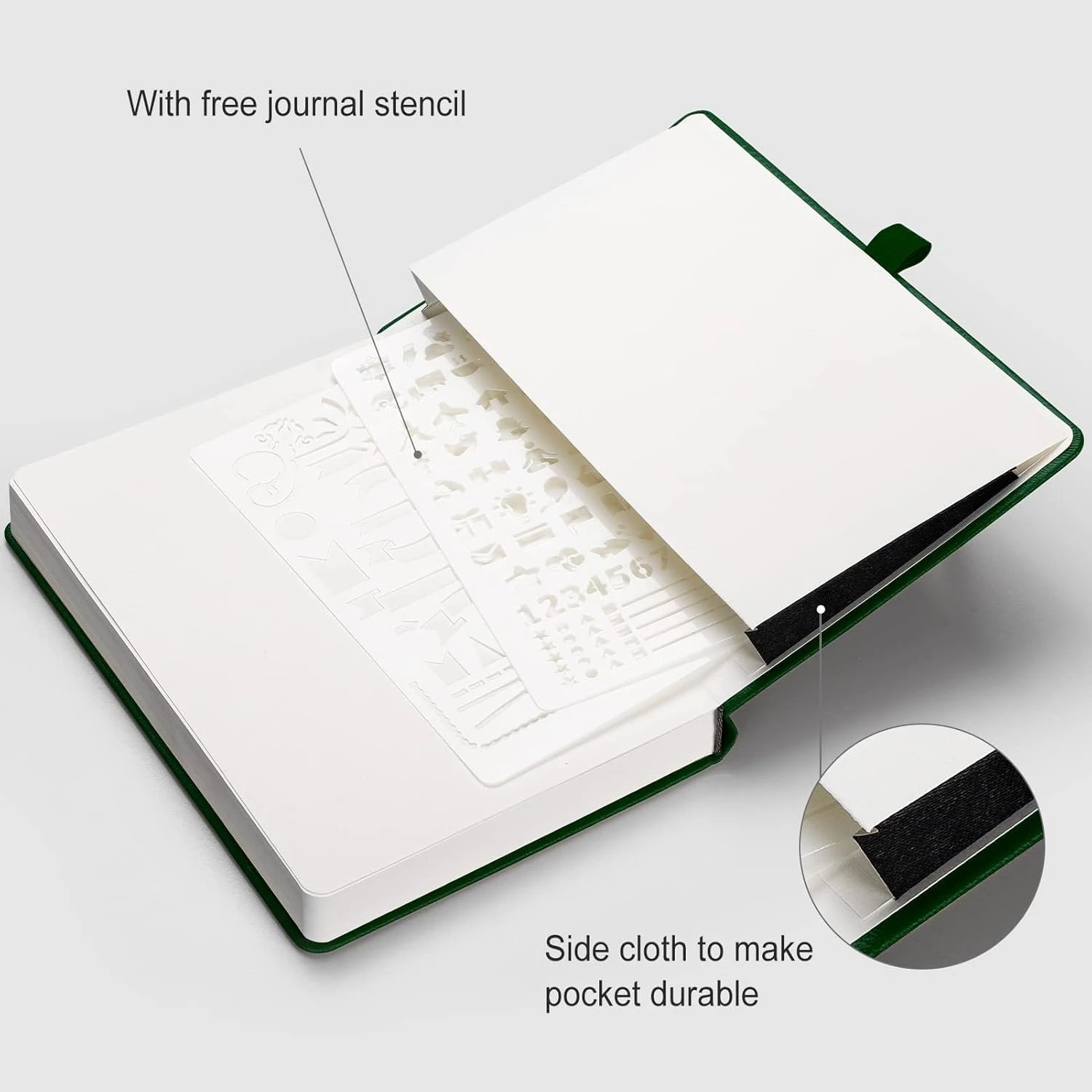 Bullet Dotted Journal - 320 Numbered Pages Dot Grid Notebook A5 Thick Journal, 1