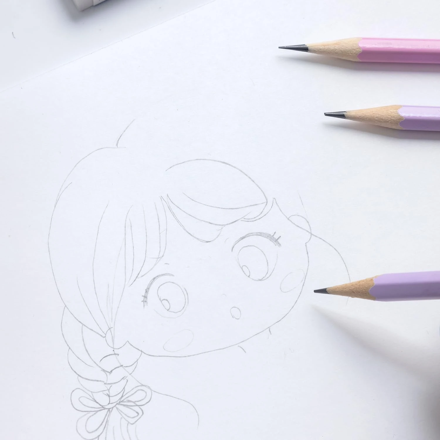 Azonee Hexagon Colored Pencils for Kids, Pink HB Pencils Graphite Wood Pencils w