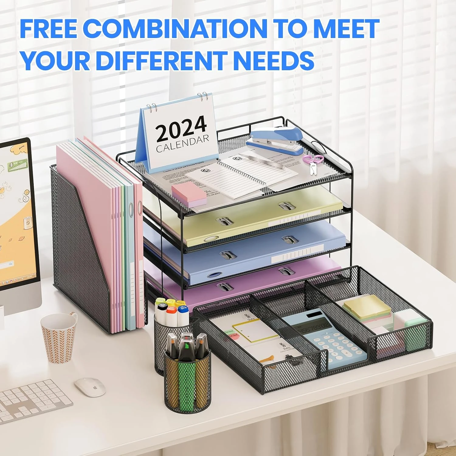 OPNICE Desk Organizers and Accessories, Desk Accessories & Workspace Organizers 