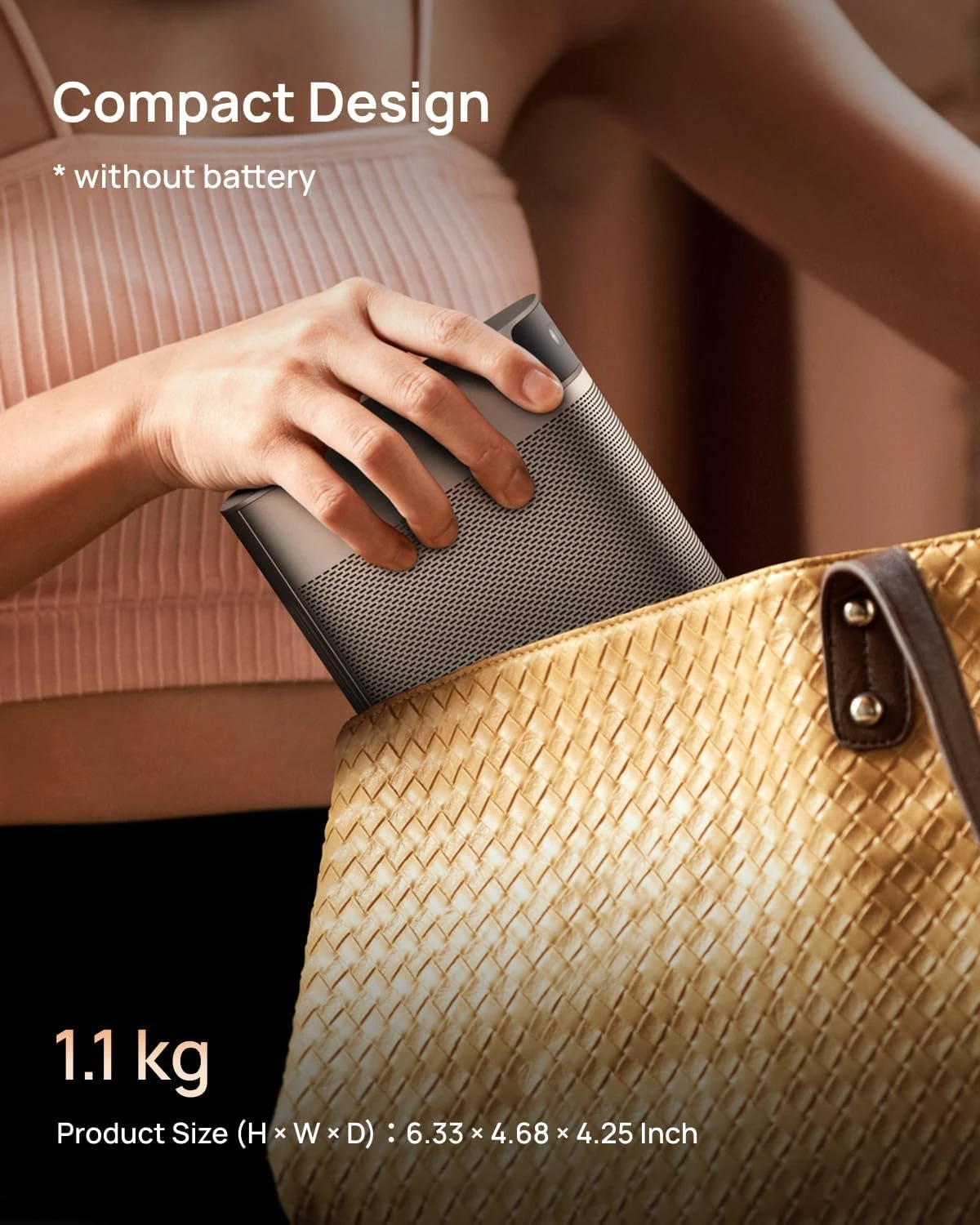 XGIMI MoGo 2 Pro 1080P Portable Projector, Mini Projector with WiFi and Bluetoot