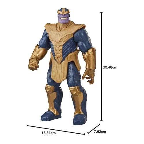 Marvel Avengers Titan Hero Series Blast Gear Deluxe Thanos Action Figure, 12-Inc