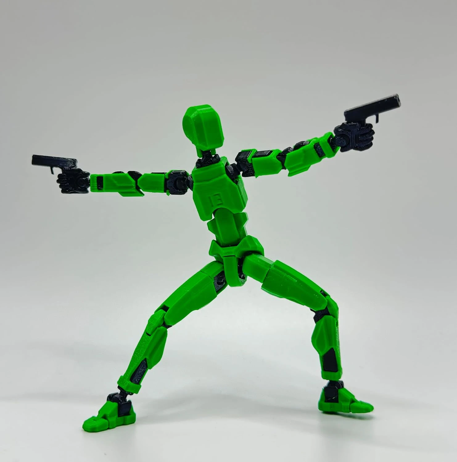 QAONIE 3D Printed 5.54-inch Multi-Jointed Action Figures Dummy13, Full Body Mech