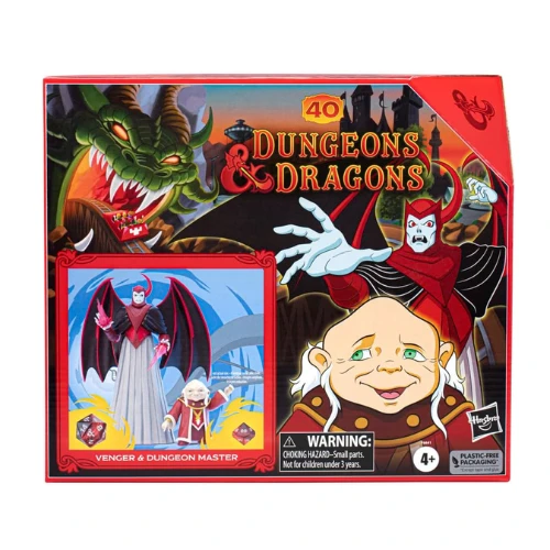 Dungeons & Dragons Cartoon Classics 6-Inch-Scale Dungeon Master & Venger 2-Pack 
